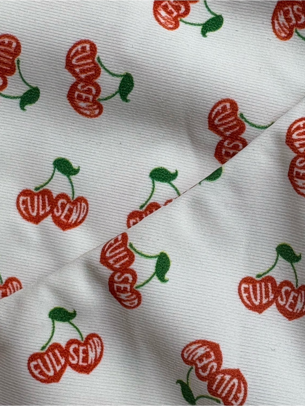 Sz M Full Send String Cherry Print Bikini Bottom - Picture 6 of 6